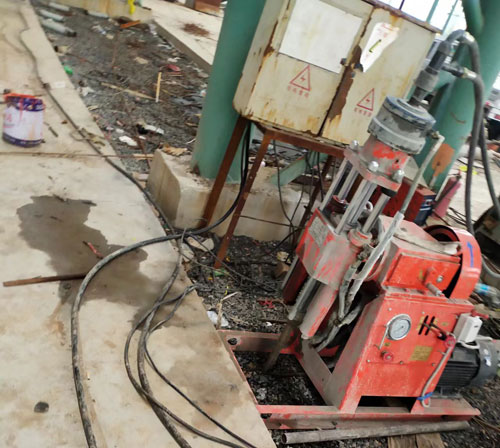 乡宁设备基础下沉注浆